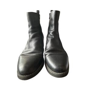 Vionic Aria water resistant wedge bootie black leather boots size 12